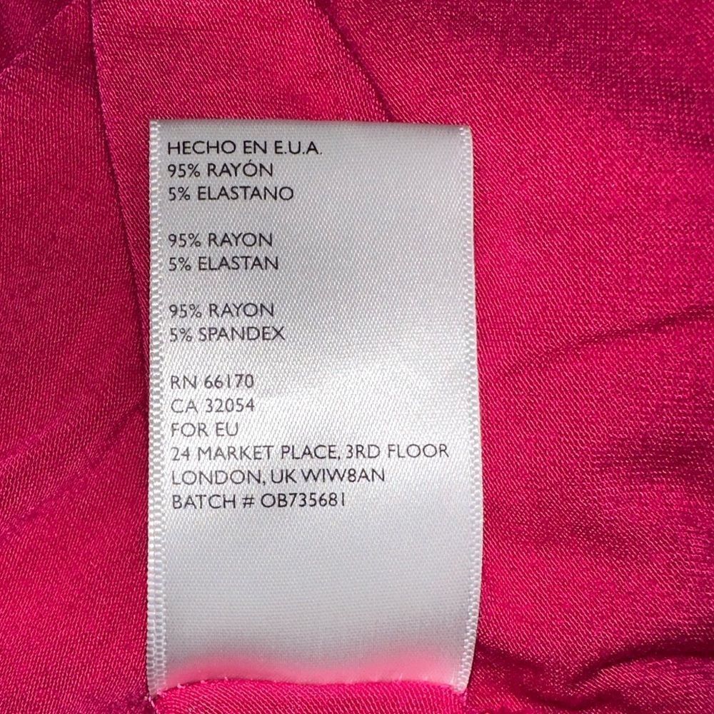 FP Beach Long tie Sleeve Maxi Split hem Dress size XSTP Pink Rose oversized - Picture 8 of 8